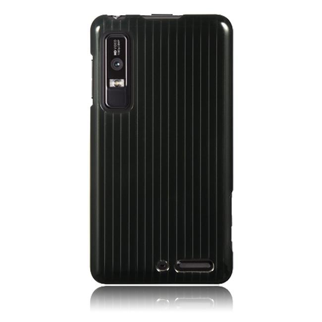 Luxmo Black Line Snap on Protector Case for Motorola Droid 3/ XT862