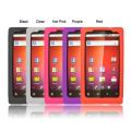 Luxmo Solid Silicone Skin Protector Case for Motorola Triumph/ WX435