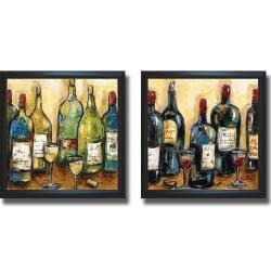 Nicole Etienne 'Uncorked and Wine Bar' Framed 2-piece Canvas Art Set