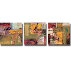 Bruce Marion 'Destinations I, III, & IV' 3-piece Canvas Art Set