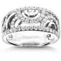 18k White Gold 1ct TDW Diamond Band (H-I, SI1-SI2)