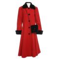 Trilogi Collection Girl's Wool-blend Faux Fur-trimmed Walking Coat