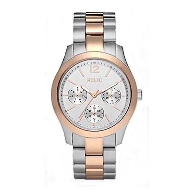 fossil 2 tone women's watch