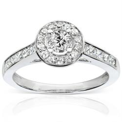 14k White Gold 3/4ct TDW Diamond Engagement Ring (H-I, I1-I2)
