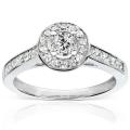 14k White Gold 3/4ct TDW Diamond Engagement Ring (H-I, I1-I2)