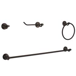 Fontaine Amor Brushed Bronze 4-piece Accessory Set