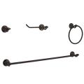 Fontaine Amor Brushed Bronze 4-piece Accessory Set