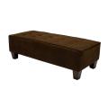 Bryan Saddle Brown Bench/ Cocktail Ottoman