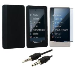 Case/ Screen Protector/ 3.5 Audio Cable for Microsoft Zune HD