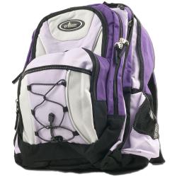 Everest Deluxe Purple Multi-compartment Backpack