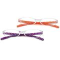 Urban Eyes Lucite Readers Dots Women's Reading Glasses (Pack of 2)