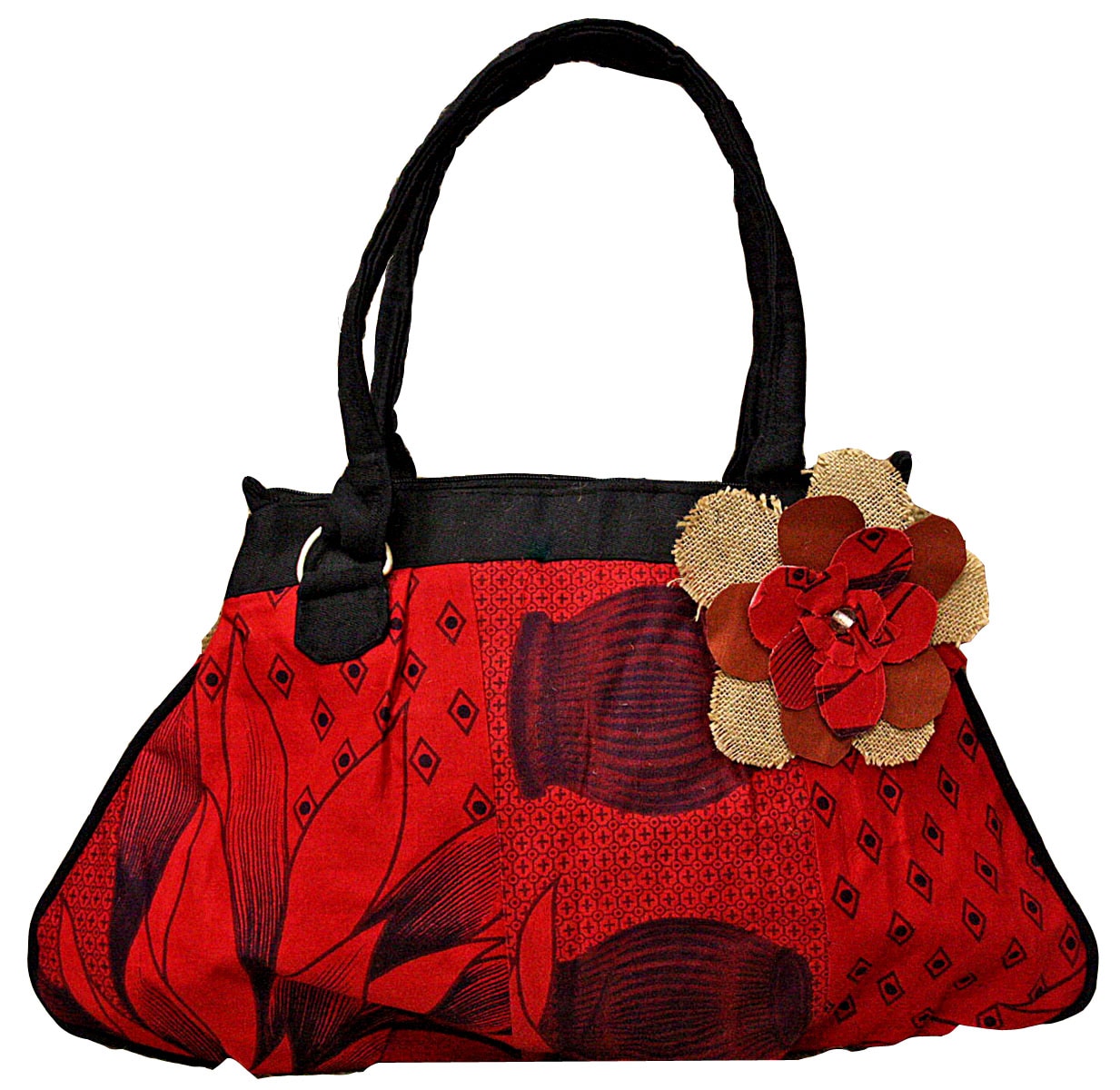 Red Kanga Umbrella Bag (Kenya)