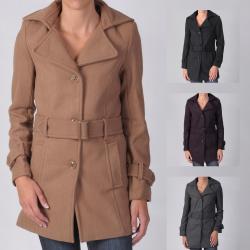 Ci Sono by Journee Junior's Belted Long Coat