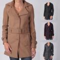 Ci Sono by Journee Juniors Belted Long Coat
