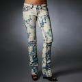Laguna Beach Jeans Women's Hermosa Beach Light Wash Burn Out Pants