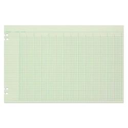 Wilson Jones 100-piece Green Loose Accounting Sheets