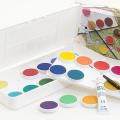 Grumbacher Deluxe Opaque Watercolor Pans (Set of 24)