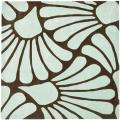 Handmade Avant-garde Tranquil Brown Rug (7' Square)