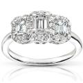 14k White Gold 1ct TDW Diamond Engagement Ring (H-I, SI1-SI2)