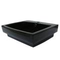Plaza Black Recess Table/ Wall Mount Bathroom Sink