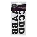 Next Style Black Iron-on Letters (Pack of 120)