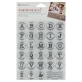 Autumn Leaves Stampology Clear Stamps, Alphabetically Sent by Katie Pertiet