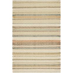 Hand-made Reversible Quilt Cottage Multi Wool Rug (2' x 3')