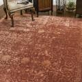Handmade Silk Road Majestic Rust New Zealand Wool Rug (6' x 9')