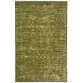 Handmade Silk Road Majestic Sage New Zealand Wool Rug (4' x 6')