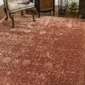 Handmade Silk Road Majestic Rust New Zealand Wool Rug (5' x 8')