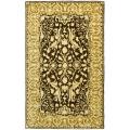 Handmade Majestic Brown/ Ivory N. Z. Wool Rug (2'6 x 4')