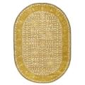 Handmade Silk Road Majestic Beige/ Light Gold New Zealand Wool Rug (4'6 x 6'6...