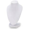 White 6-inch 3D Velvet Necklace Stand
