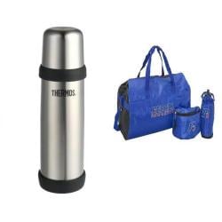 Thermos 16-oz Vacuum Insulated Beverage Bottle with Russell Athletic 3-pc Work-out Set