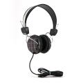 KonoAudio Black Plaid Retro Headphones