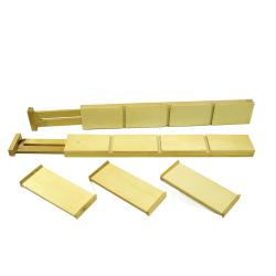 Expandable Natural Wood 5-piece Kitchen Drawer Divider Set