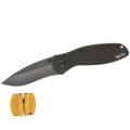 Kershaw Black Blur Knife with Smith's 2-Step Knife Sharpener