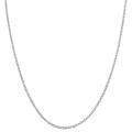 14k White Gold 20-inch Lite Rope Chain