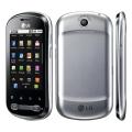 LG Optimus Me P350 GSM Unlocked Silver Cell Phone