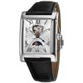 Frederique Constant Men's 'Carree Moonphase Date' Leather Strap Watch