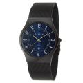 Skagen Men's 'Mesh' Black Stainless Steel Quartz Date Watch