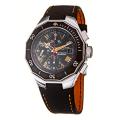 Baume & Mercier Men's 'Riviera' Stainless Steel and Black Fabric Automatic Watch