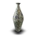 Sunshine Aladdin Mosaic Glass/ Metal Vase