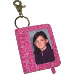 Braggables Wet Croco Photo Key Ring