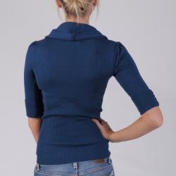 Ci Sono by Journee Juniors Cowlneck Half-sleeve Sweater