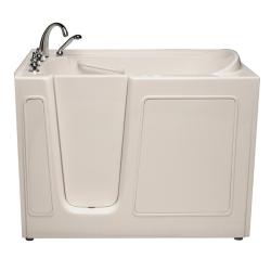 Meditub 54-inch Lefthand White Walk-in Combo Tub