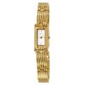 Bulova Women's 'Bracelet' Yellow Goldplated Stainless Steel Quartz Watch