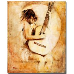 Joarez 'Soft Guitar' Canvas Art