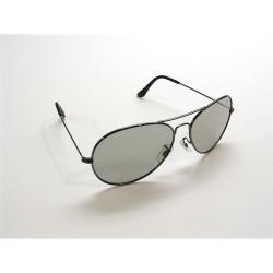 Visual Word Aviator Black Passive 3D Glasses