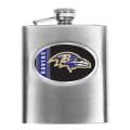 Baltimore Ravens 8-oz Stainless Steel Hip Flask